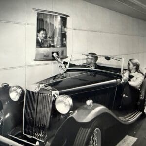 Julius Shulman - Original Vintage Print. "Drive Up Bank Teller Window."  Southern California.