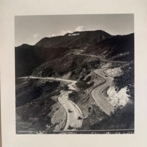 Julius Shulman - Pocket Vest Camera . "Mount Hollywoodland". Hollywood, Ca. 1936