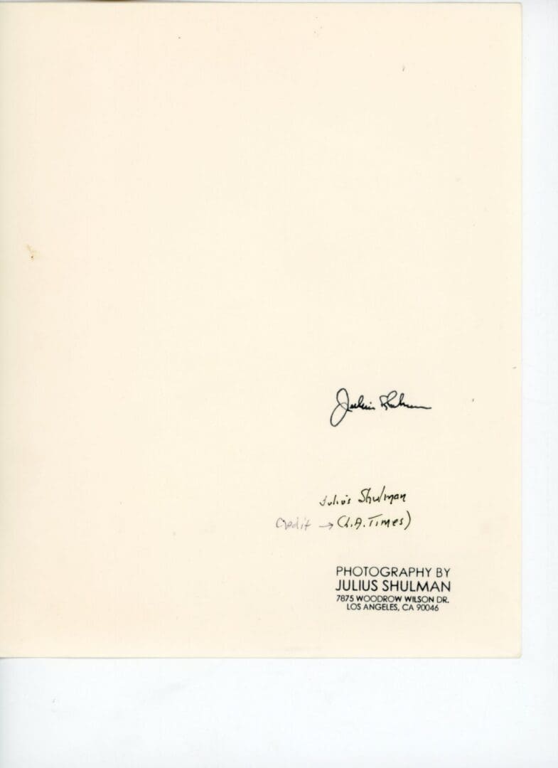 Signature and notes on a blank background.