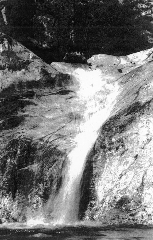 Julius Shulman - Vest Pocket Camera. "Waterfall at Yosemite." Yosemite National Park, Ca. 1934