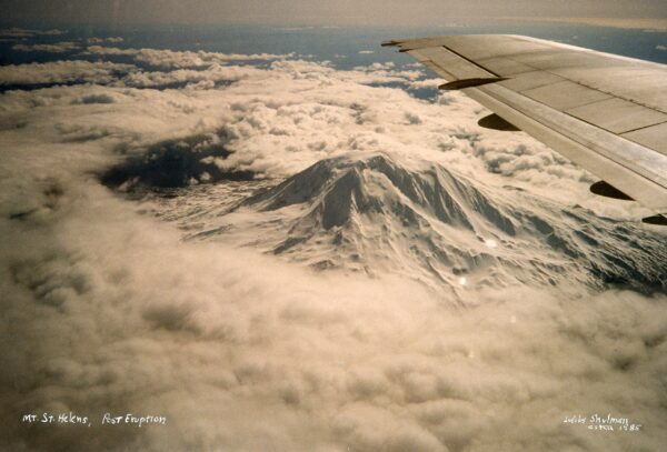 Julius Shulman - Original Vintage Print. "Mount Saint Helens. Post Eruption."  Skamania County, Wa. Circa 1985