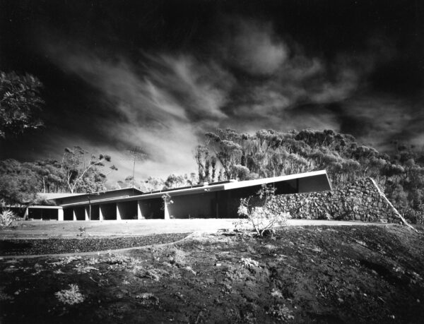 Julius Shulman - Original Vintage Print. "Geriatrics Hospital." Costa Mesa, Ca. Ramberg & Lowrey 1962