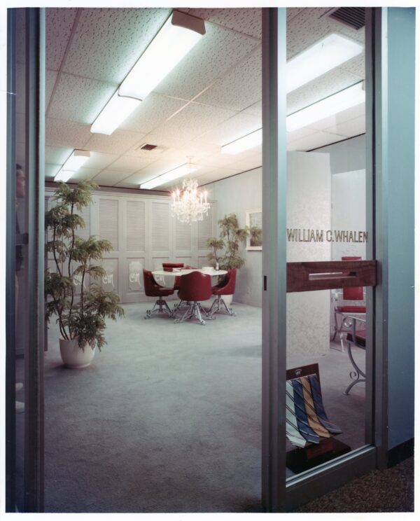 Julius Shulman - Original Vintage Print. "Countess Mara Showroom." Los Angeles, Ca. 1969