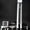 Julius Shulman - 4 Original Vintage Prints. Architectural Model. "Princess Reforma Hotel." Mexico City, Mexico. Killingsworth, Brady & Associates. 1971 - Image 3