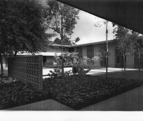 Julius Shulan - "Harvey Mudd College." Claremont, Ca. Edward Durell Stone. 1962