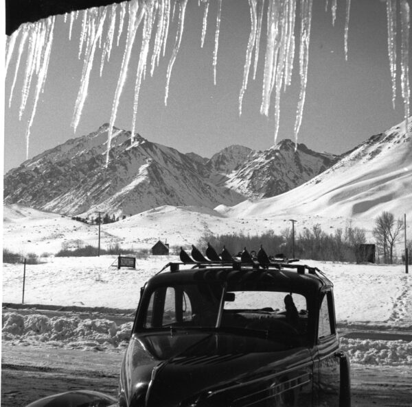 Julius Shulman - 2 Original Vintage Prints. "Mammoth Ski Resort" Mammoth Lakes, Ca. 1950's