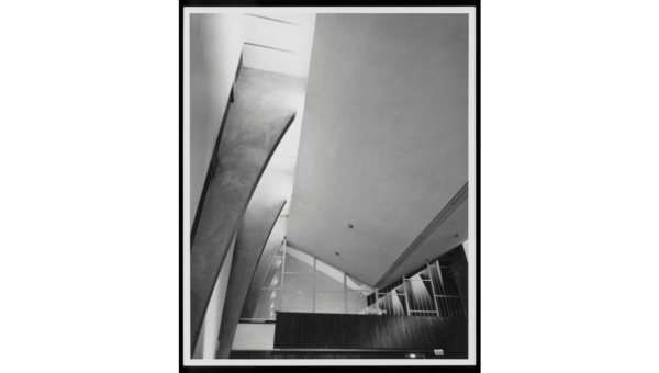 Julius Shulman - Original Vintage Print. "Miramar Naval Station Chapel." Miramar, Ca. Richard Neutra 1957