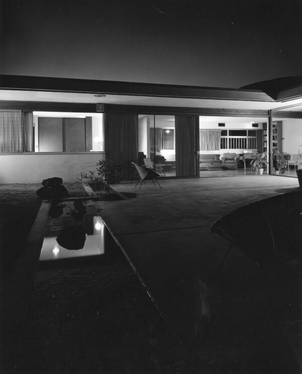 Julius Shulman - Original Vintage Print. "Sorells House." Inyo County, Ca. Joseph Richard Neutra. 1957