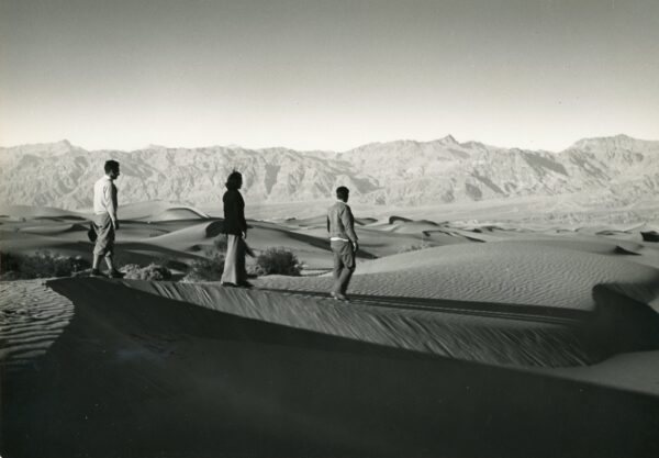 Julius Shulman - Original Vintage Print. "Three On the  Dunes." Death Valley, Ca. 1947