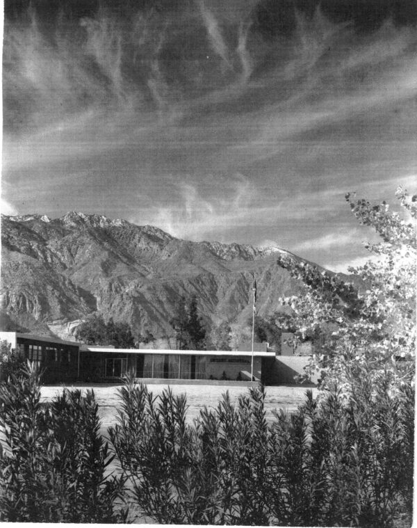 Julius Shulman - Original Vintage Print. "Desert Hospital." Palm Springs, Ca. Clark & Frey. 1952