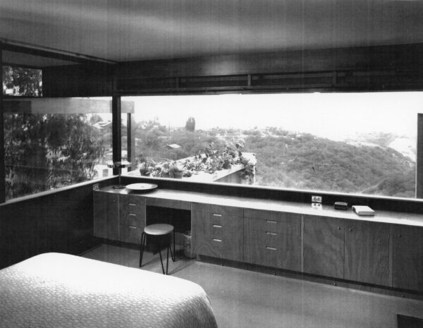 Julius Shulman - Original Vintage Print. "Hinds (Jay) House." Los Angeles, Ca. Richard Joseph Nuetra. 1952