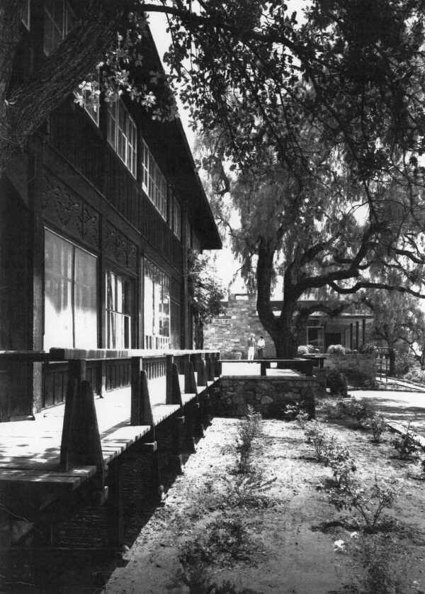 Julius Shulman - Original Vintage Print. "Thacher School". Ojai, Ca. Austen Pierpont. 1960