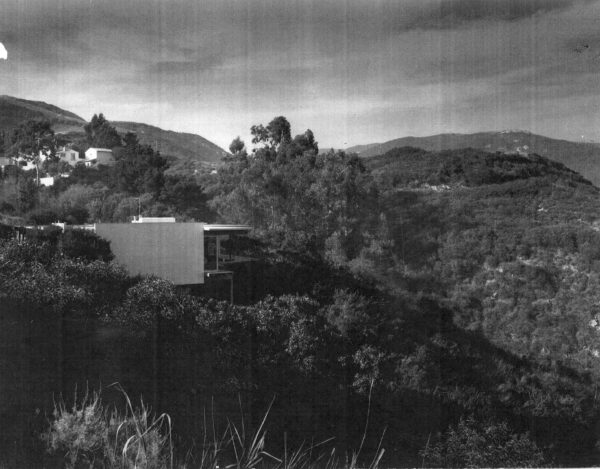 Julius Shulman - Original Vintage Print. "Troxell House." Santa Monica (Los Angeles) Ca. Richard Joseph Neutra. 1957