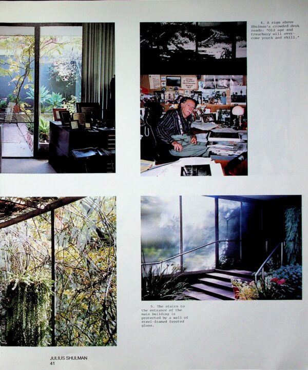 Julius  Shulman - Magazine:  PIN-UP Magazine. "Julius Shulman-97 Year Old Legend." Extensive Articles & Prints on Various Julius Shulman Assignments. 2007 - Image 4