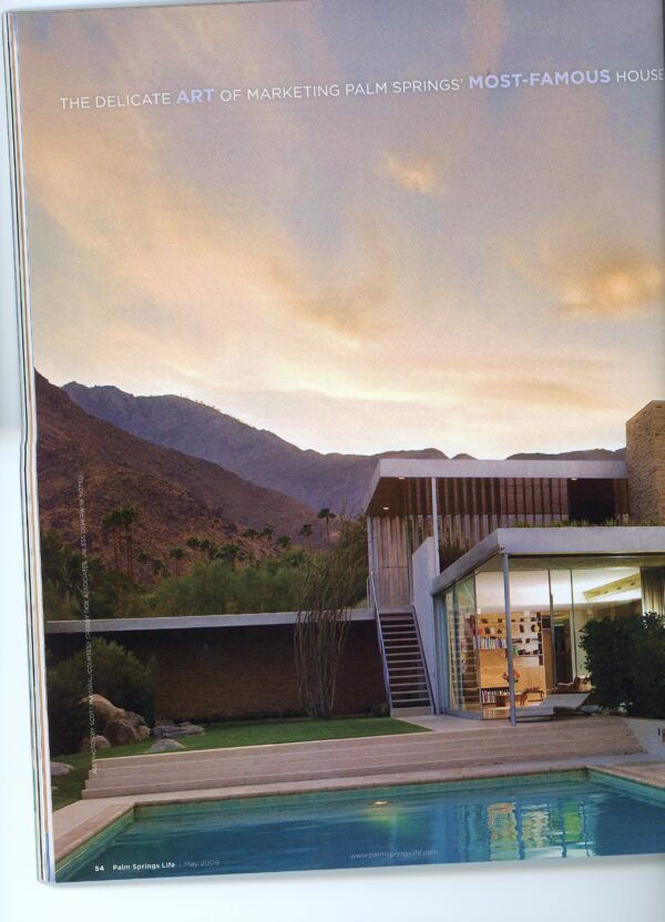 Julius Shulman - Magazine: Julius Shulman Signed Palm Springs Life Magazine With Many Photos. May 2009 Edition. Palm Springs, Ca. 2009 - Image 2