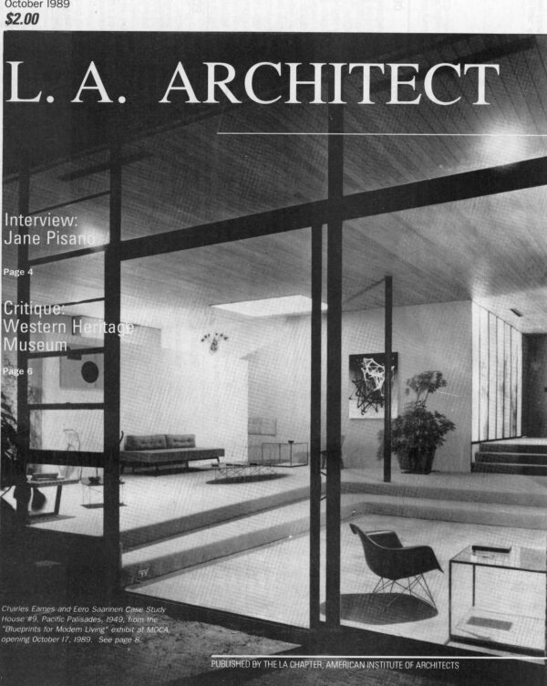 Julius  Shulman - LA Architect Publication: Various Articles & Prints With The Main Article Being The Gene Autry Western Heritage Museum. Los Angeles, Ca. 1989