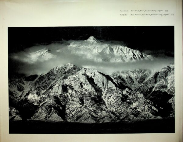 Hardcover Book - Ansel Adams, Images 1923 -1974 Wallace Stegner. 1974 - Image 2