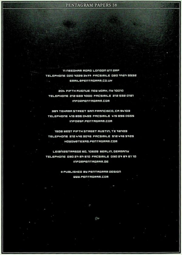 Softcover Book. "The Russian Garbo."  Pentagram Papers 38. Ann Sten, Richard Neutra & Julius Shulman. Los Angeles, Ca. 2007 - Image 2