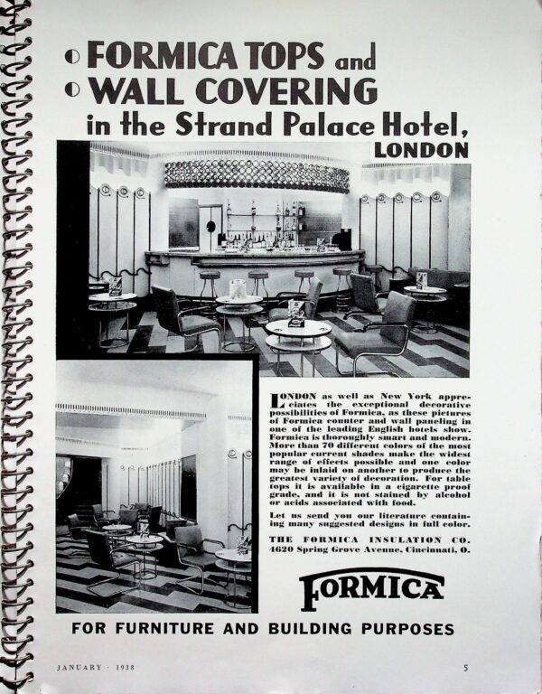 Spiral Bound Book - "The First Edition January 1938 Architectural Forum." Frank Lloyd Wright. Boston, MA. 1938 - Image 4