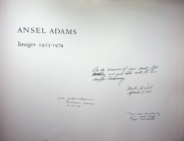 Hardcover Book - Ansel Adams, Images 1923 -1974 Wallace Stegner. 1974 - Image 4
