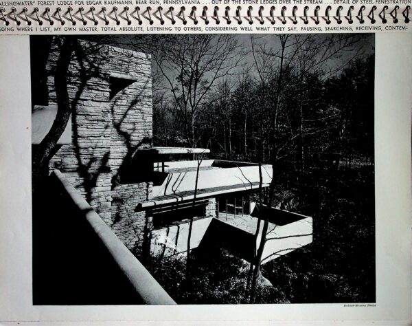Spiral Bound Book - "The First Edition January 1938 Architectural Forum." Frank Lloyd Wright. Boston, MA. 1938 - Image 6