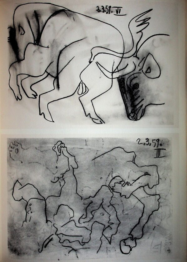 Hardcover Book: Both English & Spanish Edition. "Picasso: Toros Y Toreros." First Edition. Luis Miguel Dominguin. New York, NY. 1961 - Image 5