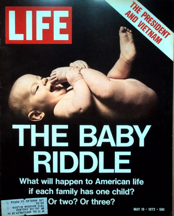 Life Magazine: "The Baby Riddle & The President And Vietnam" Hollywood Hills (Shulman's Studio) Ca. May 19,1972