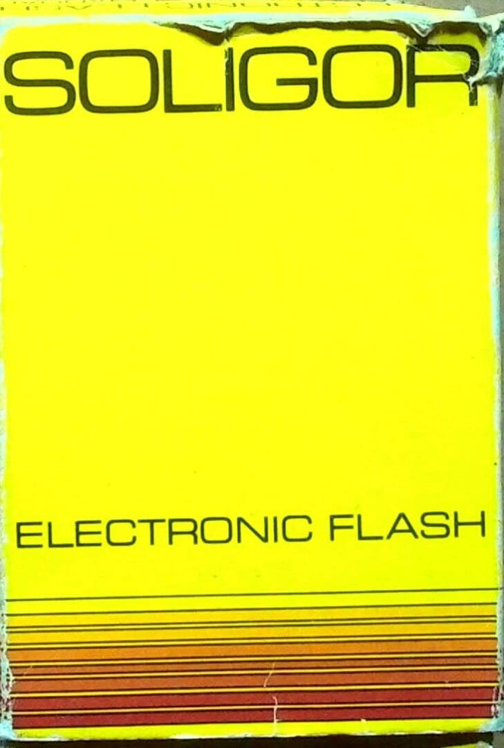 Yellow book cover titled 'Electronic Flash.'