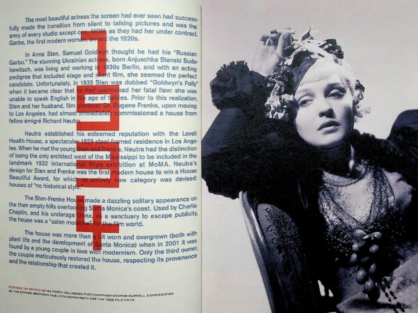 Softcover Book. "The Russian Garbo."  Pentagram Papers 38. Ann Sten, Richard Neutra & Julius Shulman. Los Angeles, Ca. 2007 - Image 5
